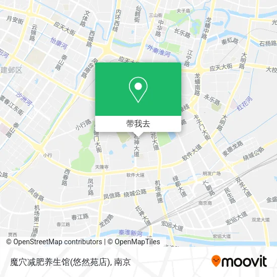 魔穴减肥养生馆(悠然苑店)地图