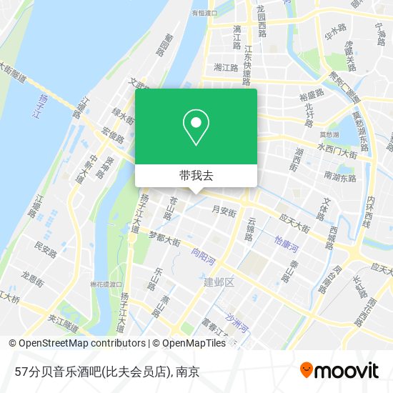 57分贝音乐酒吧(比夫会员店)地图