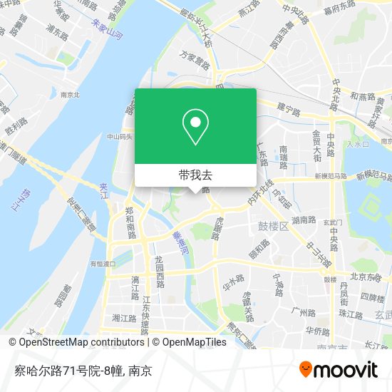 察哈尔路71号院-8幢地图