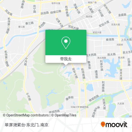 翠屏滟紫台-东北门地图