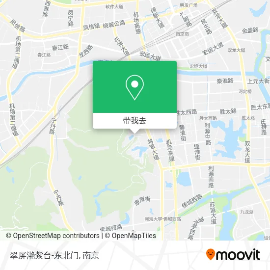 翠屏滟紫台-东北门地图