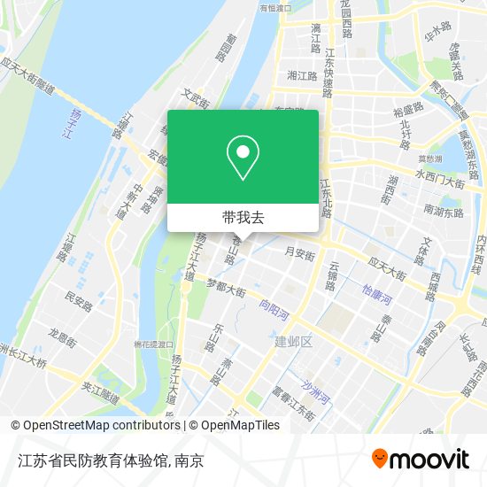江苏省民防教育体验馆地图