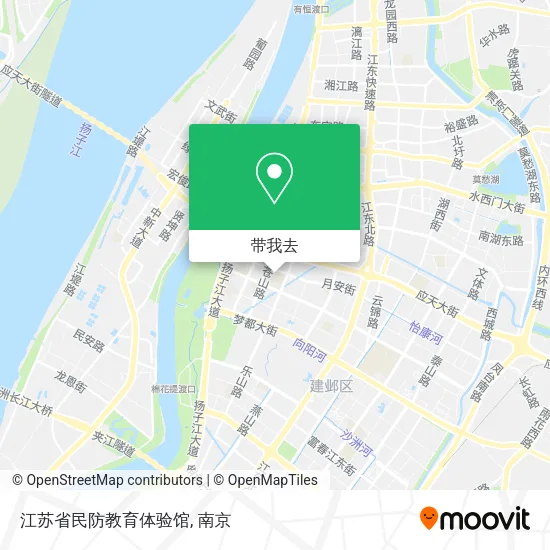 江苏省民防教育体验馆地图