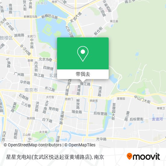 星星充电站(玄武区悦达起亚黄埔路店)地图