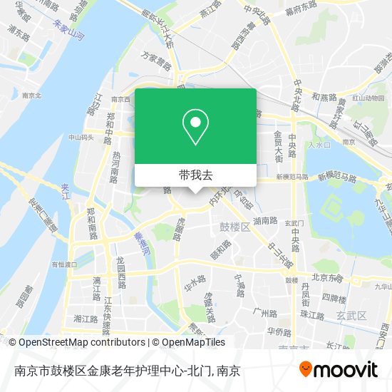 南京市鼓楼区金康老年护理中心-北门地图