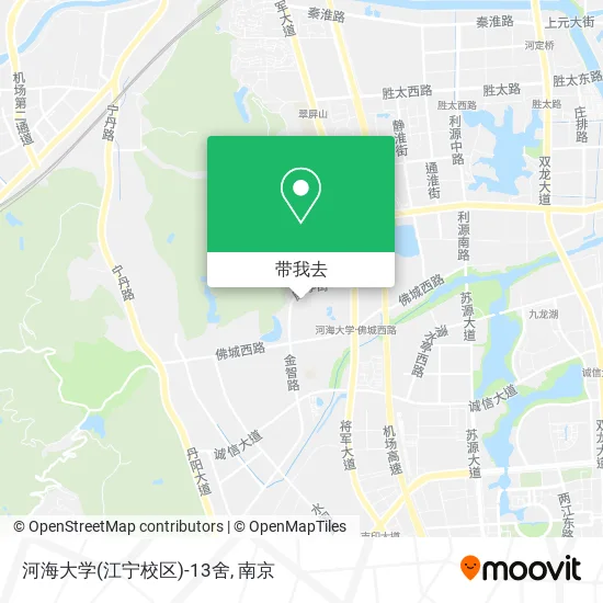 河海大学(江宁校区)-13舍地图