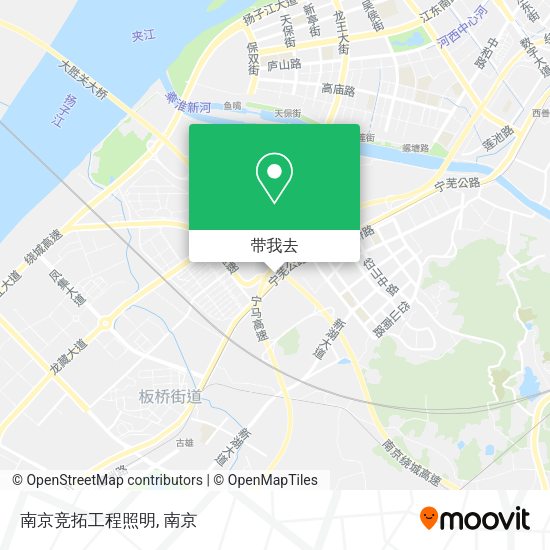 南京竞拓工程照明地图