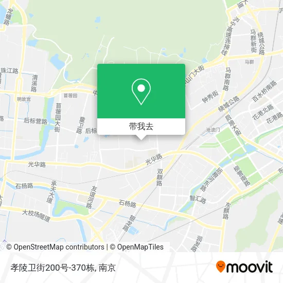 孝陵卫街200号-370栋地图