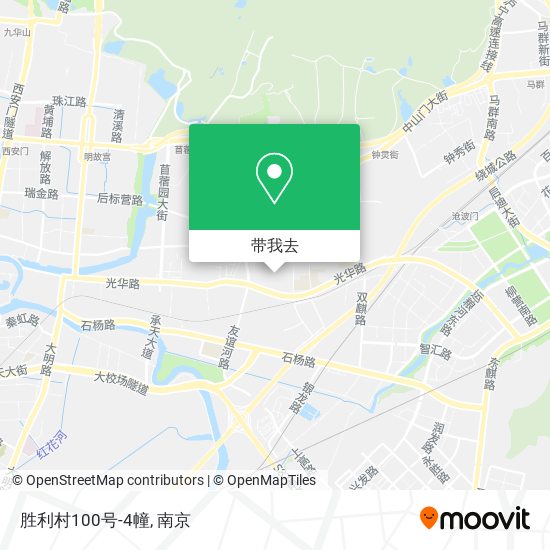 胜利村100号-4幢地图