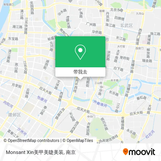 Monsant Xin美甲美睫美装地图