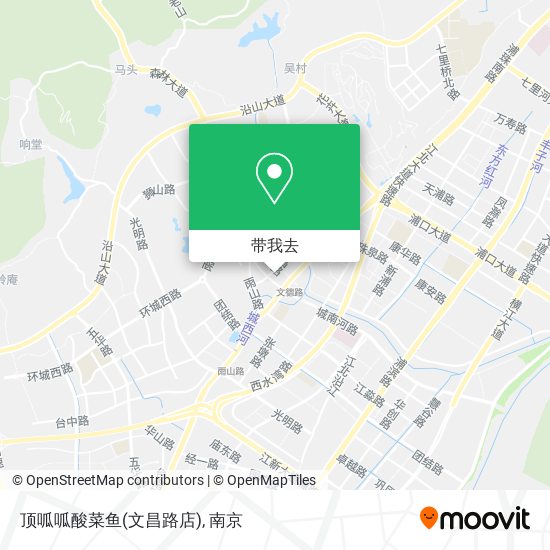 顶呱呱酸菜鱼(文昌路店)地图