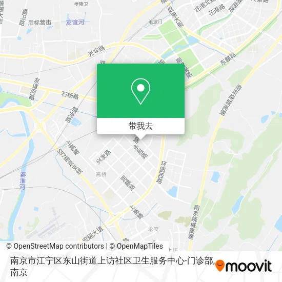 南京市江宁区东山街道上访社区卫生服务中心-门诊部地图