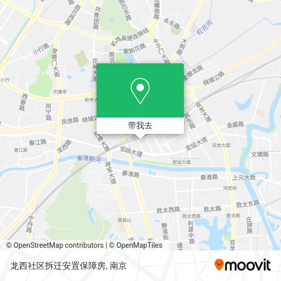 龙西社区拆迁安置保障房地图