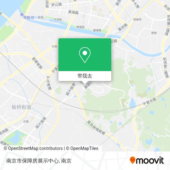 南京市保障房展示中心地图