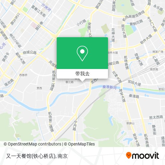 又一天餐馆(铁心桥店)地图