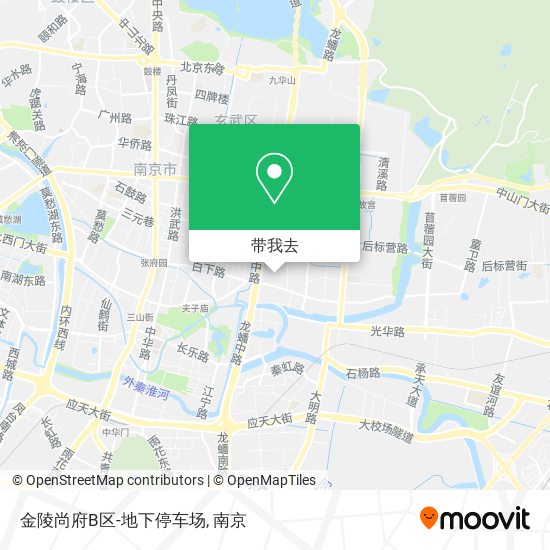 金陵尚府B区-地下停车场地图