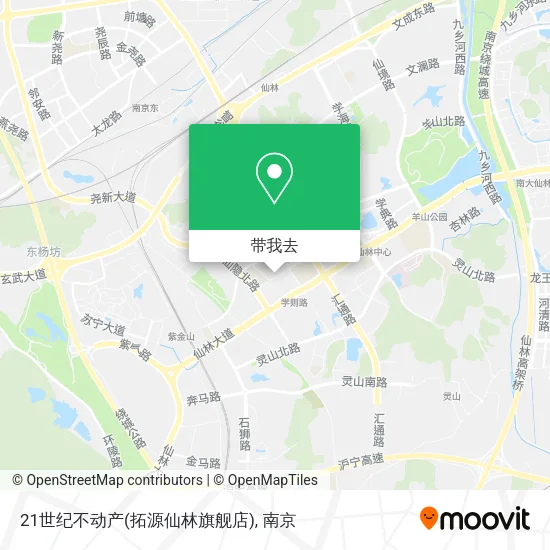21世纪不动产(拓源仙林旗舰店)地图