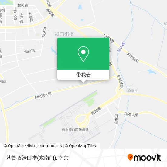 基督教禄口堂(东南门)地图