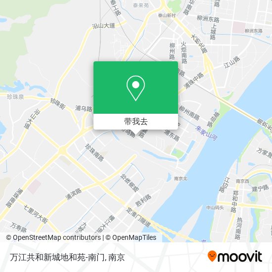 万江共和新城地和苑-南门地图