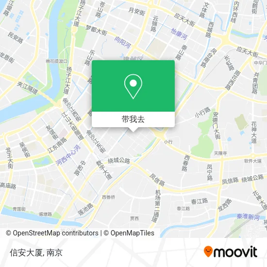 信安大厦地图