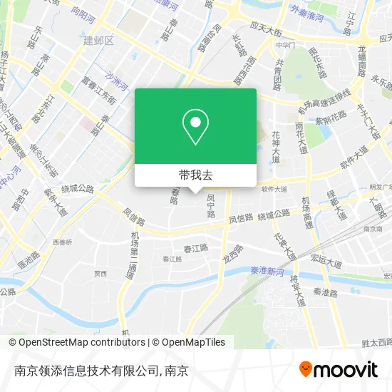 南京领添信息技术有限公司地图