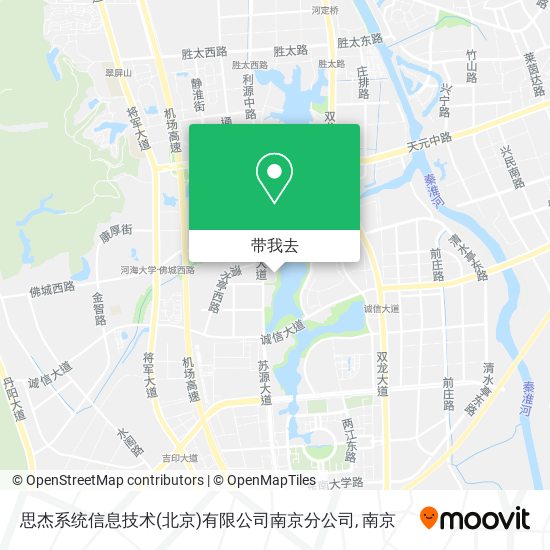 思杰系统信息技术(北京)有限公司南京分公司地图