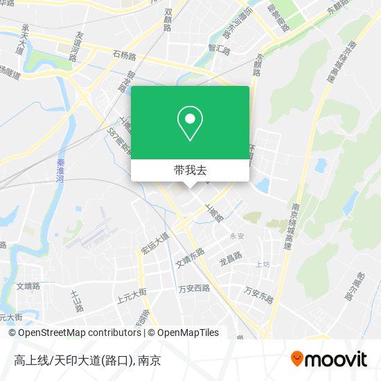 高上线/天印大道(路口)地图