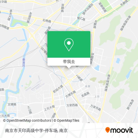 南京市天印高级中学-停车场地图