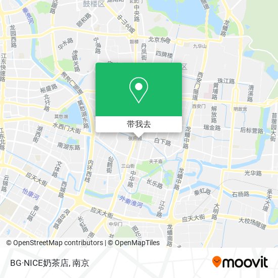BG·NICE奶茶店地图