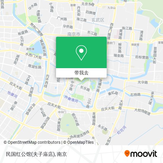 民国红公馆(夫子庙店)地图