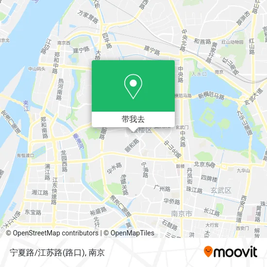 宁夏路/江苏路(路口)地图