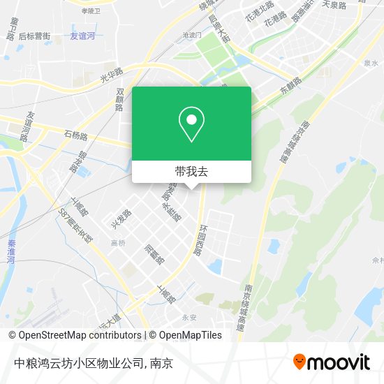中粮鸿云坊小区物业公司地图