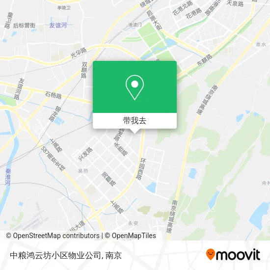 中粮鸿云坊小区物业公司地图