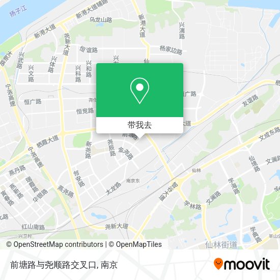 前塘路与尧顺路交叉口地图