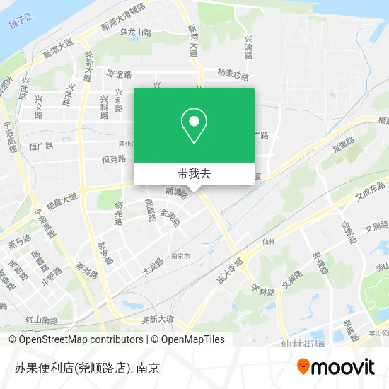 苏果便利店(尧顺路店)地图