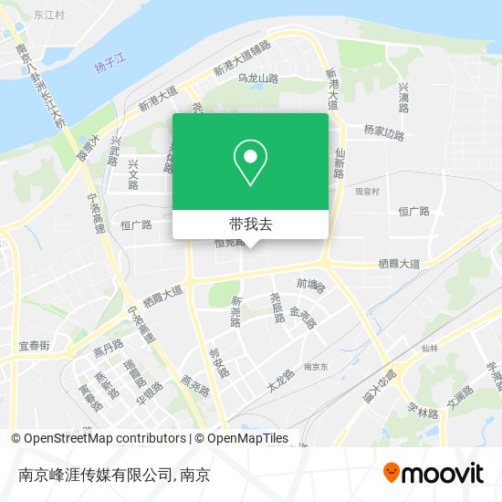 南京峰涯传媒有限公司地图