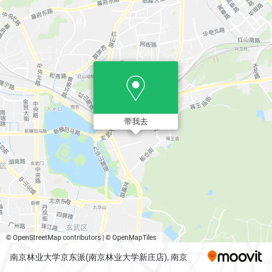 南京林业大学京东派(南京林业大学新庄店)地图