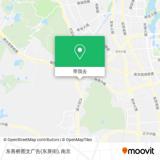 东善桥图文广告(东屏街)地图