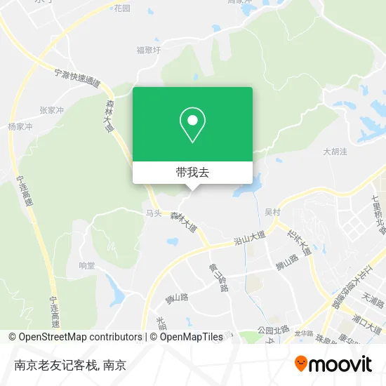 南京老友记客栈地图