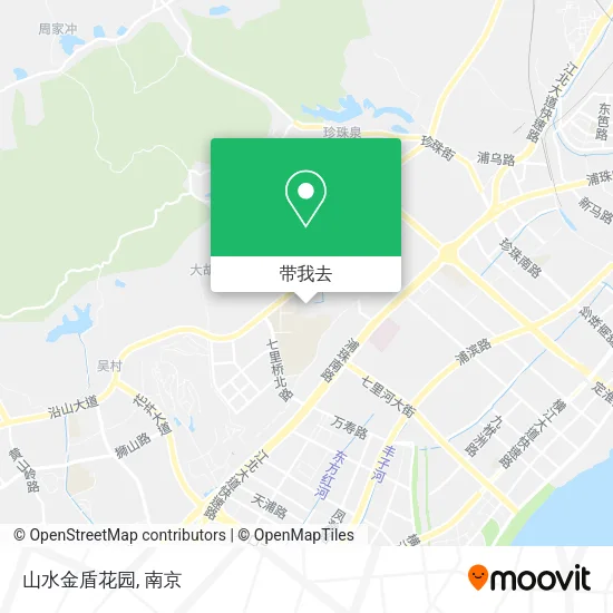 山水金盾花园地图