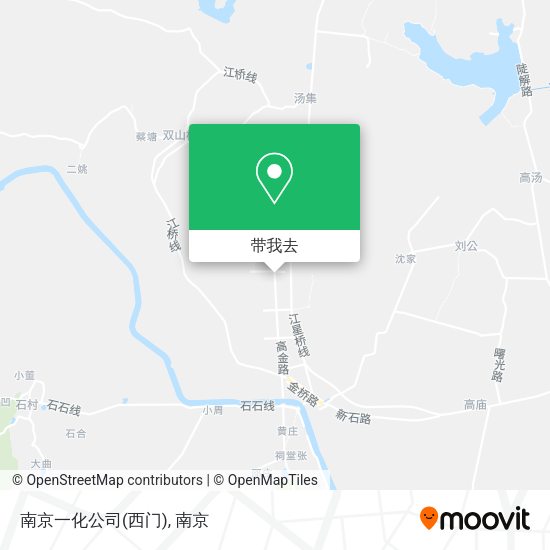 南京一化公司(西门)地图
