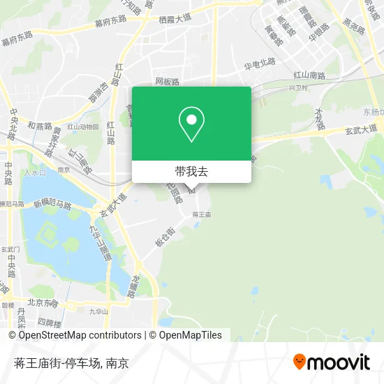 蒋王庙街-停车场地图