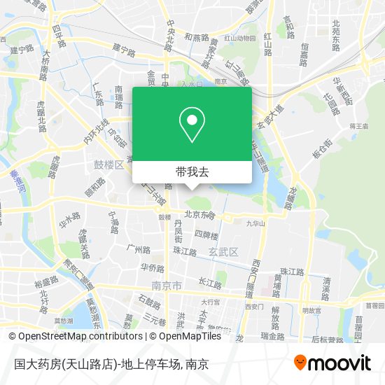 国大药房(天山路店)-地上停车场地图