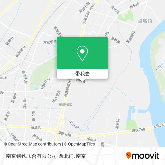 南京钢铁联合有限公司-西北门地图