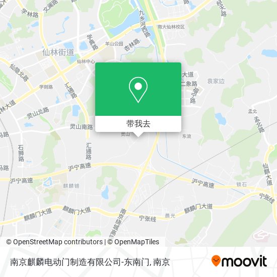 南京麒麟电动门制造有限公司-东南门地图