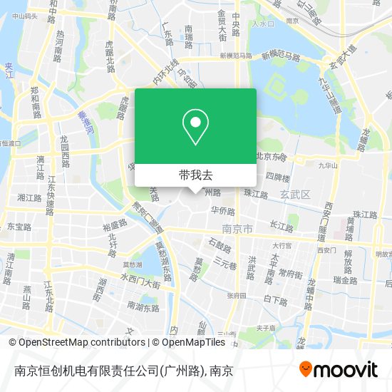 南京恒创机电有限责任公司(广州路)地图