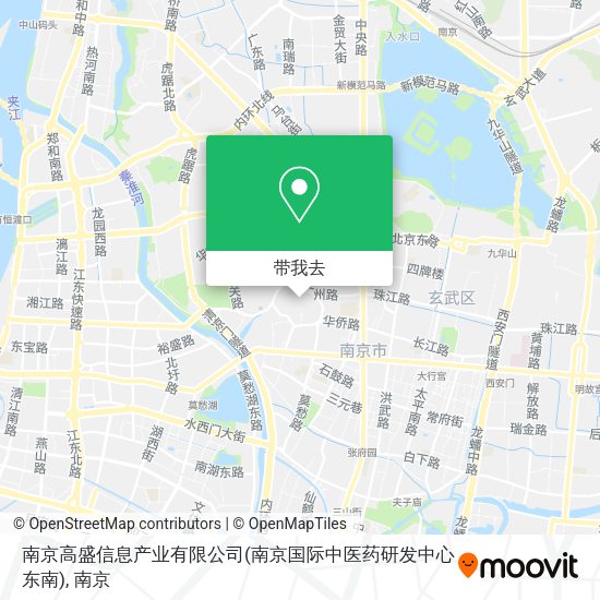 南京高盛信息产业有限公司(南京国际中医药研发中心东南)地图