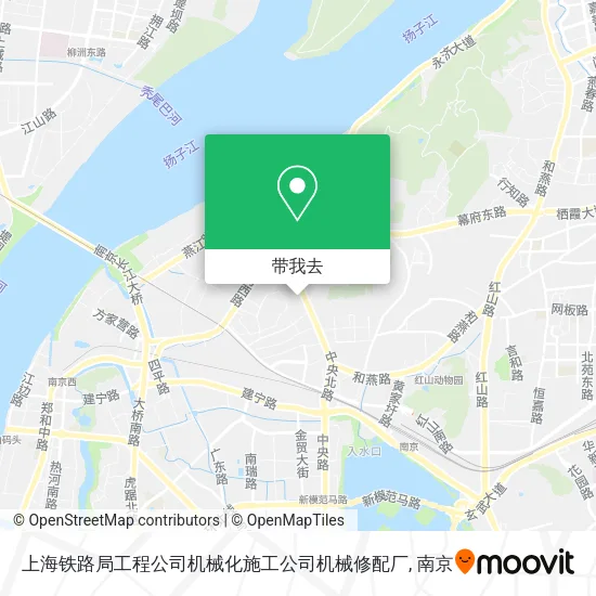 上海铁路局工程公司机械化施工公司机械修配厂地图