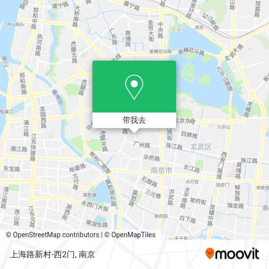 上海路新村-西2门地图