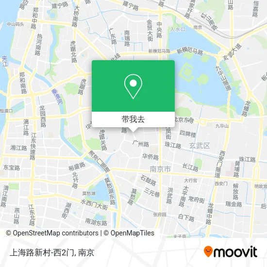 上海路新村-西2门地图
